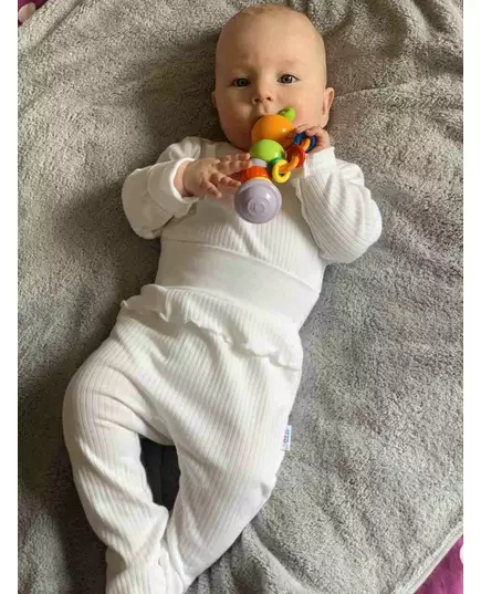 Babykleding - 2-delige set - Romper met lange mouwen - Broek met elastische taille