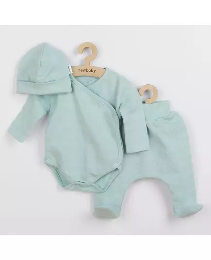 Babyset - 3-delig - Mutsje, rompertje met lange mouwen & broek