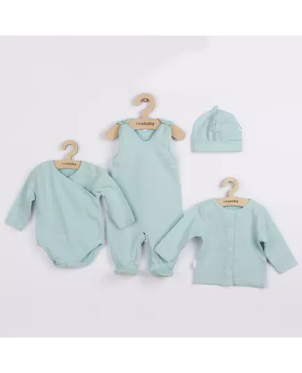 Babykleding - 4-delige set - Maat 62 - Pasteltinten - Onesie
