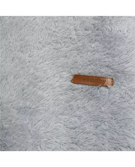 Jumpsuit - Teddy bear - Grijs en zacht roze - Maat 68 (4-6 maanden)