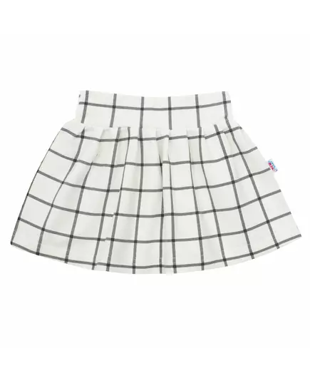 2-delig set - meisjes - zwart-wit ruitenpatroon - maat 86 (12-18 maanden)
