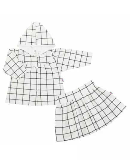 Baby Kleding - 2-delige set - Jasje met capuchon - Rok met elastische taille