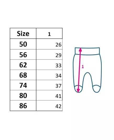 Kleding - Kerstbroekje - 100% katoen - Maat 56 (0-3 maanden)