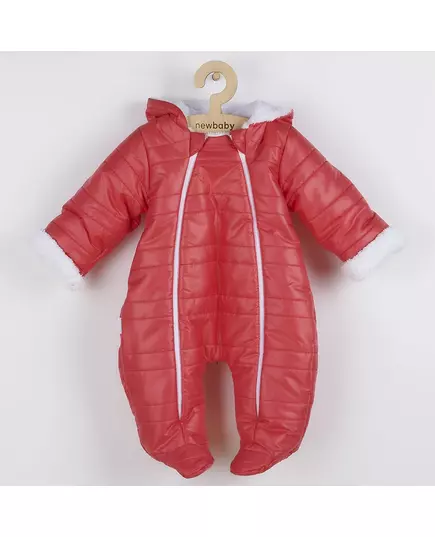 Jumpsuit - Rood - Gewatteerd - Maat 62 (3-6 maanden) - Winterkleding