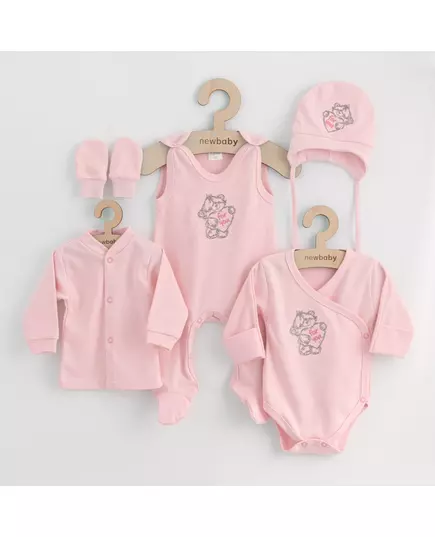 Babyset - 5-delig - Roze - Maat 62 (3-6 maanden) - Romper
