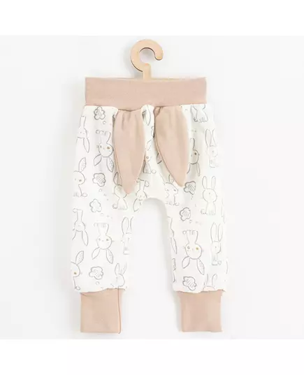 Sweatpants - Baby Cotton - Schattige konijntjes - Maat 62 (3-6 maanden)