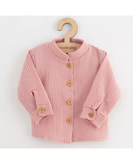 Babyshirt - Katoen - Katoen - Maat 56 (0-3 maanden) - Roze