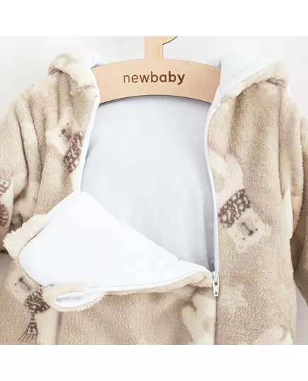 Baby Jumpsuit - Wellsoft - Polar Bear - Capuchon - 0-3 Maanden