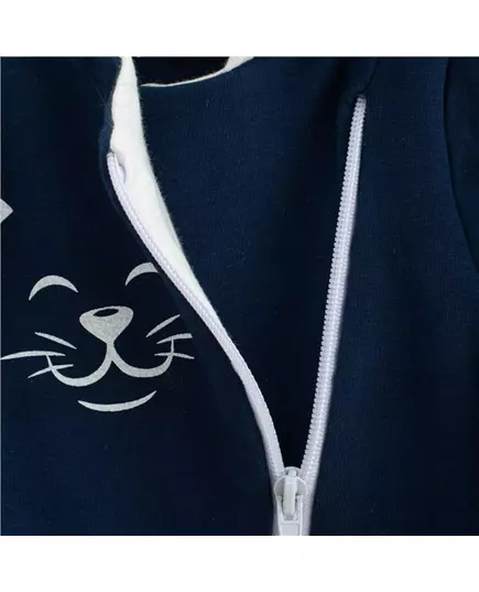 Babykleding - 2-delige set - Donkerblauwe trui met capuchon