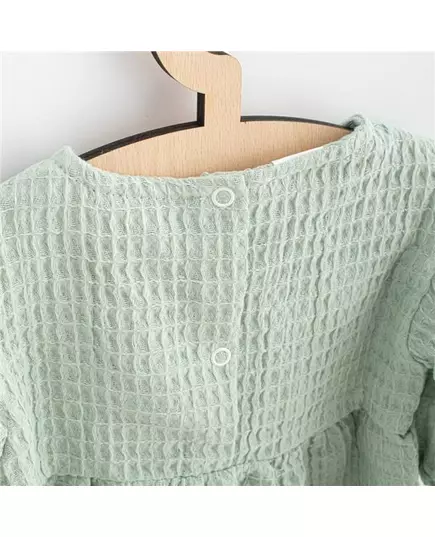 Babyjurk - Geruite Katoen - 3/4 Mouwen - Maat 86 (12-18 maanden)