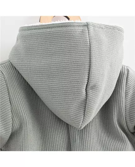 Jumpsuit - Grijs - Capuchon - Maat 74 (6-9 maanden) - Babykleding