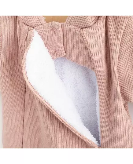 Jumpsuit - Frosty Pink - Capuchon - Maat 80 (9-12 maanden)