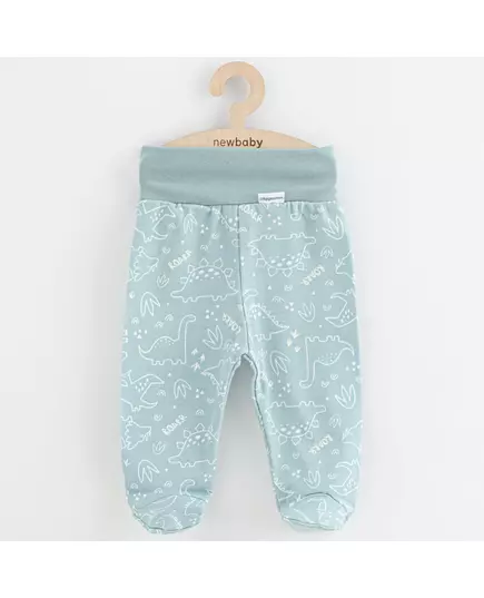 Babybroek - Dino patroon - Elastische tailleband - Maat 62 (3-6 maanden)
