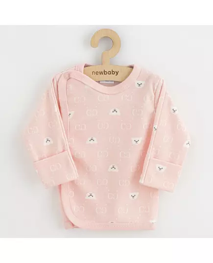 Baby Shirt - Katoen - Teddy Bear - Maat 50 - Drukknoopjes