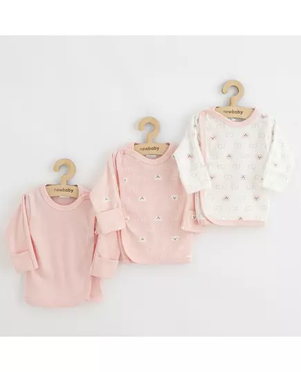 Babytruitjes - 3 Stuks - Katoen - Drukknopen - Lange Mouwen