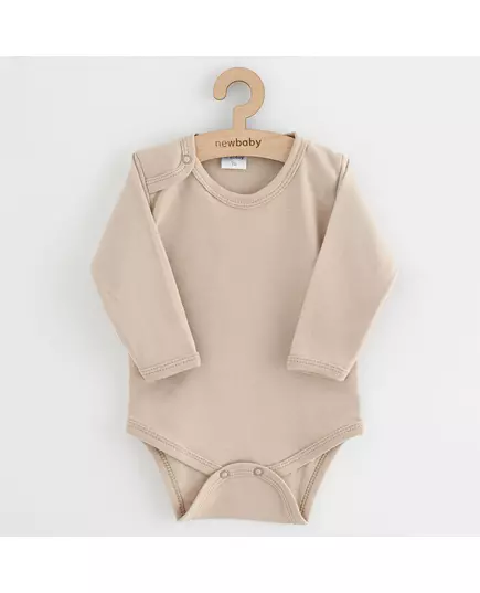 Baby bodysuit - light beige - size 86 (12-18m) - lange mouwen