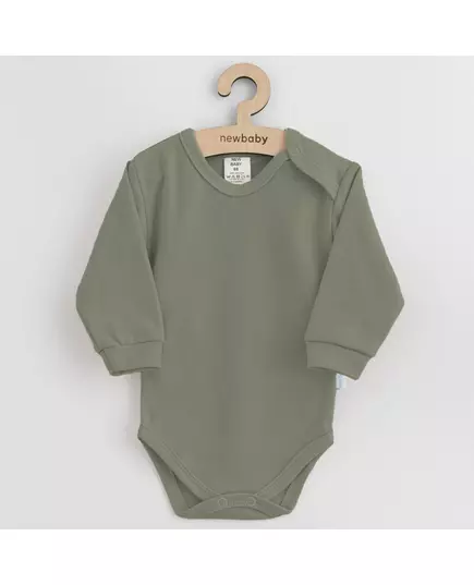 Baby Romper - Groene Romper - Lange Mouwen - 100% Katoen