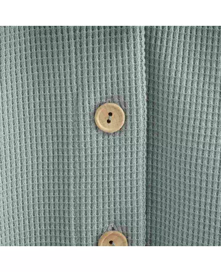 Babyvest - Lichtgroen - Katoen - Houten knopen - Size 92 (18-24m)