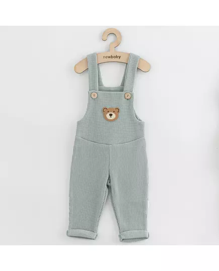 Kinderkleding - Tuinbroek - Lichtgrijs - Maat 56 (0-3 maanden)