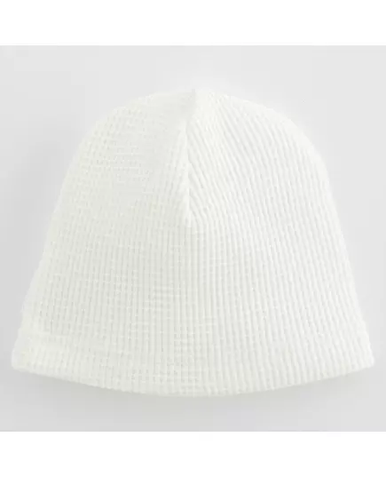 Baby Muts - Katoen - Wafelpatroon - Wit - Maat 92/98 - Babyhoofddeksel