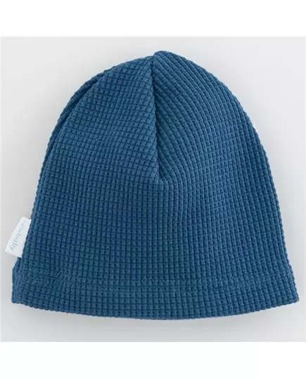 Muts - Blauw - 100% Katoen - Maat 92/98 - Baby cap - Gebreide muts