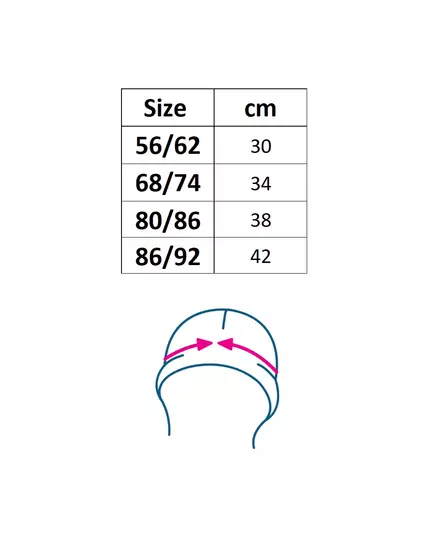 Baby muts - Lichtgrijs - 100% katoen - Maat 92/98 - Baby caps