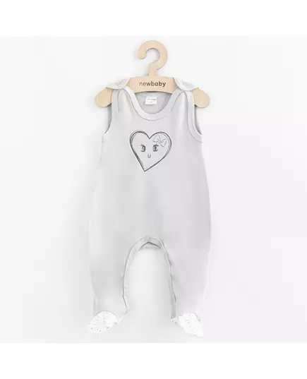 Babyromper - Mouwloos - Verstelbare schouderbandjes - Sluiting tussen de benen