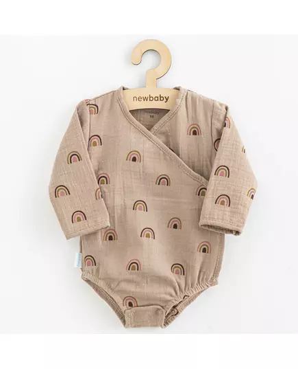 Baby kleding - Katoen bodysuit - Lange mouwen - Regenbogen patroon