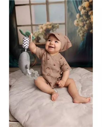 Baby Bodysuit - Katoen - Lange Mouwen - Regenbogen - Maat 80 (9-12 maanden)