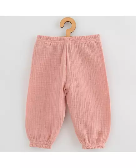 Broekje - 100% katoen - Katoen stof - Roze - Ademend - Baby kleding