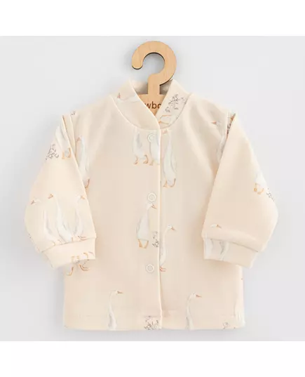 Vestje - Katoen - Beige - Eendenpatroon - Babykleding - Babyjas