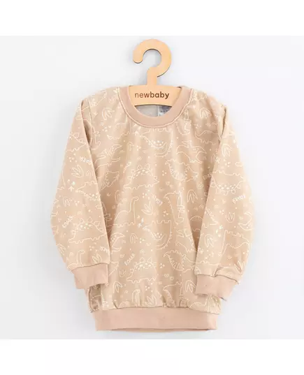 Kinderpyjama - Beige - Dinosaurussen - 100% Katoen - OEKO-TEX gecertificeerd