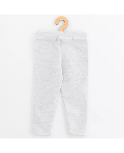 Legging - Lichtgrijs - 95% Katoen - Brede Elastische Tailleband