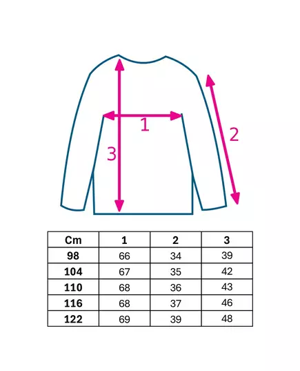 Long Sleeve T-Shirt - 100% Katoen - Geschikt voor Kleuterschool