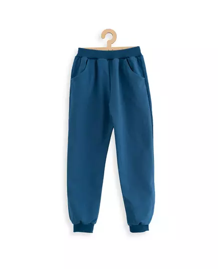 Joggingbroek - Blauw - Katoen - Elastische tailleband - Kinderen