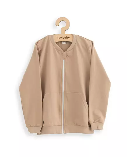 Kinderjack - Beige - Met ritssluiting - Voor kinderen - Sweatshirt