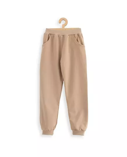 Kinder Joggingbroek - Beige - Elastische Tailleband - Zakken