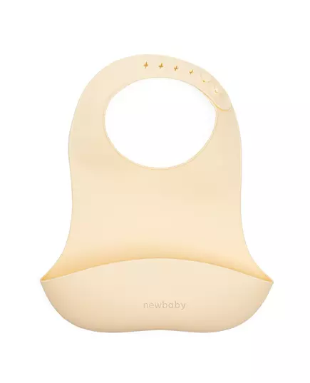 Slabbetje - Silicone - Beige - 100% BPA-vrij - Verstelbare nekband