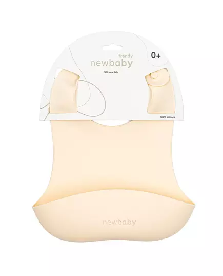 Slabbetje - Silicone - Beige - 100% BPA-vrij - Verstelbare nekband
