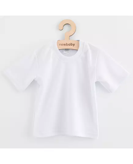 Baby-T-shirt - Wit - Korte Mouwen - 100% Katoen - OEKO-TEX