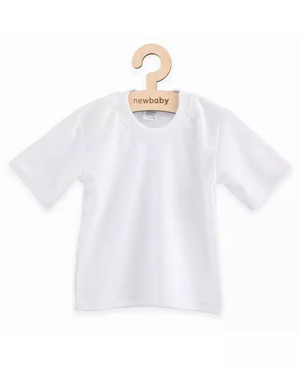Baby-T-shirt - Wit - Korte Mouwen - 100% Katoen - OEKO-TEX
