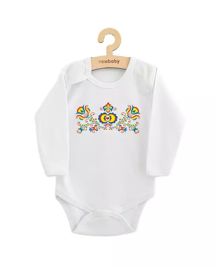 Babyromper - Folkloristisch patroon - 100% katoen - Drukknoopjes