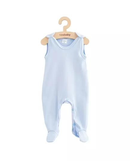 Baby Romper - Blauw - 100% Katoen - Voetjes Inbegrepen