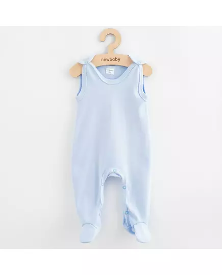 Romper - Lichtblauw - OEKO-TEX gecertificeerd - Met voetjes