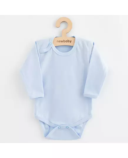 Baby body - Lichtblauw - 100% katoen - Lange mouwen - Drukknopen
