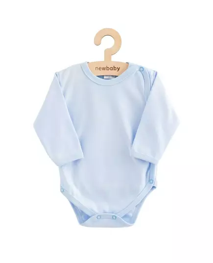 Baby body - Lichtblauw - 100% katoen - Lange mouwen - Drukknopen