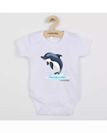 Baby rompers - Dolfijn print - Korte mouwen - 100% katoen