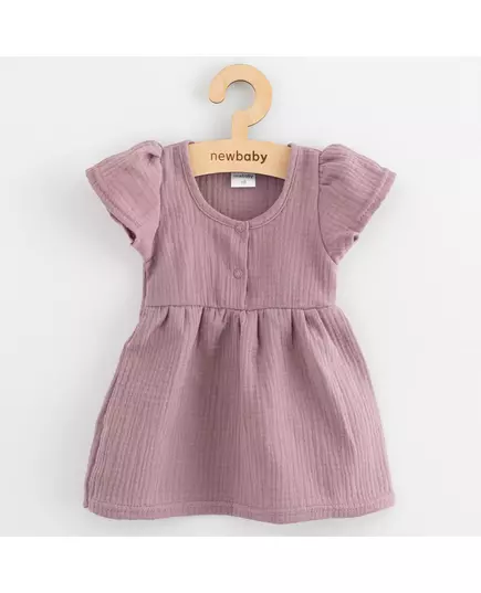 Babyjurk - Lila - Katoen - Korte mouwen - Katoen - Ademende stof