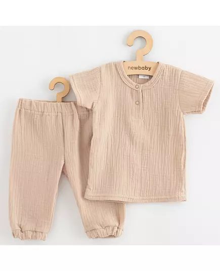 Kleding - Baby katoen set - T-shirt en broek - 100% katoen