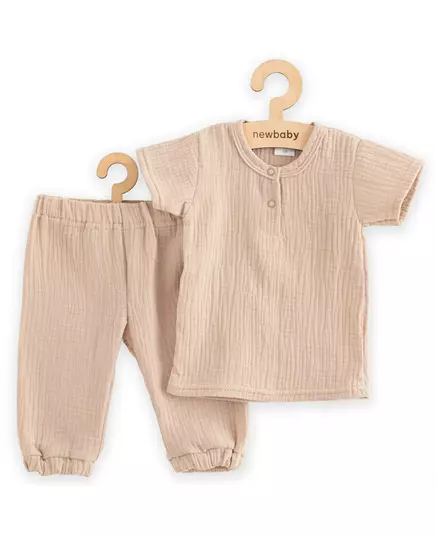 Kleding - Baby katoen set - T-shirt en broek - 100% katoen